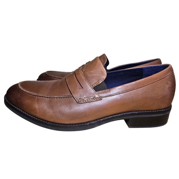 Cole Haan Grand + DRS Penny Loafers Shoes British Tan Slip On US Mens Size 11 M main image 5